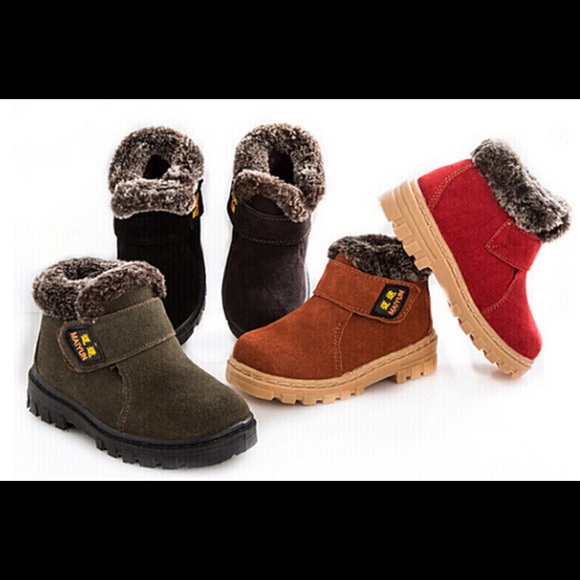 MAIYUN Leather Girls/Boys Warm Snow Boots  Boots - Picture 6 of 6